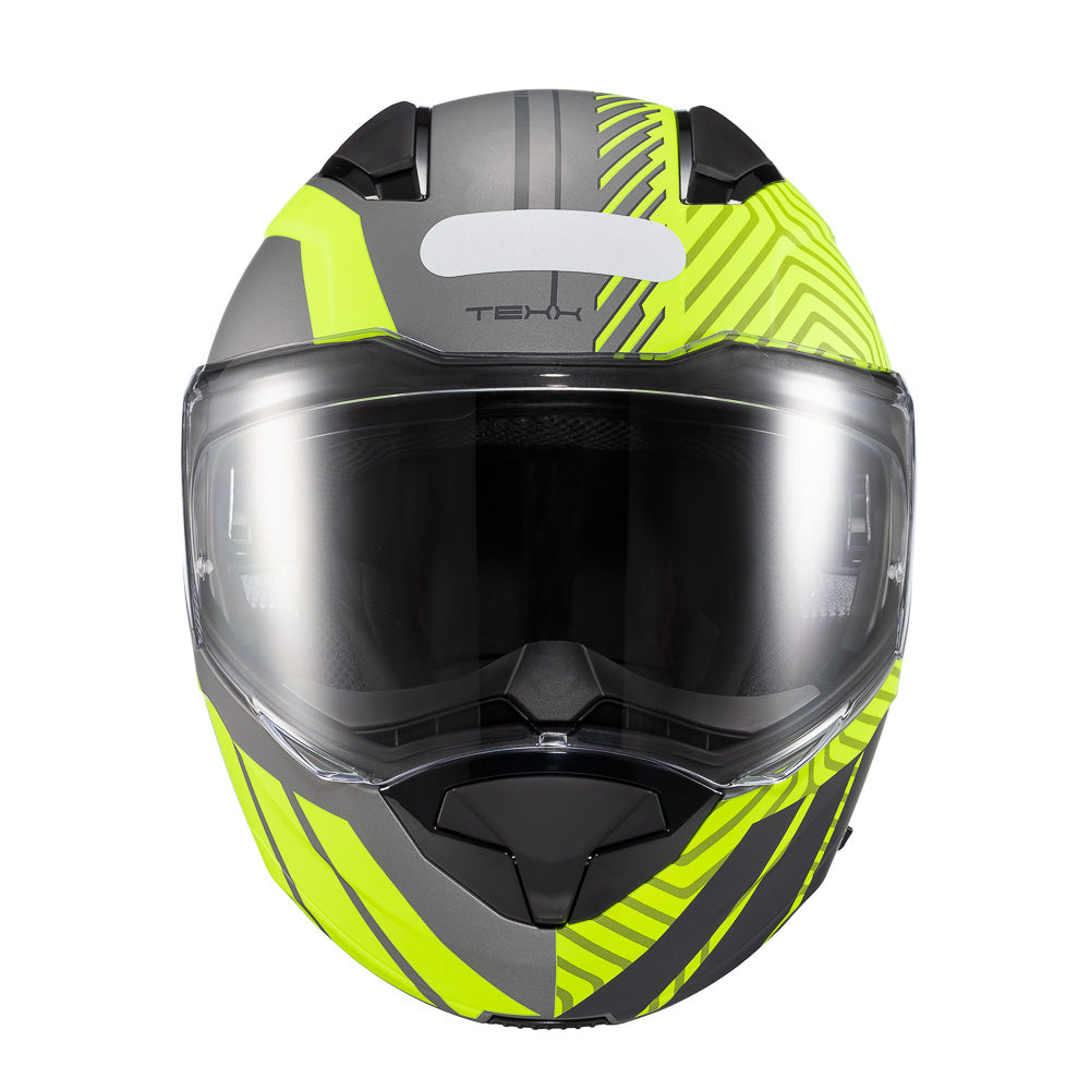 CAPACETE TEXX ESCAM KRATOS CYBER CINZ VERD FOSC 60