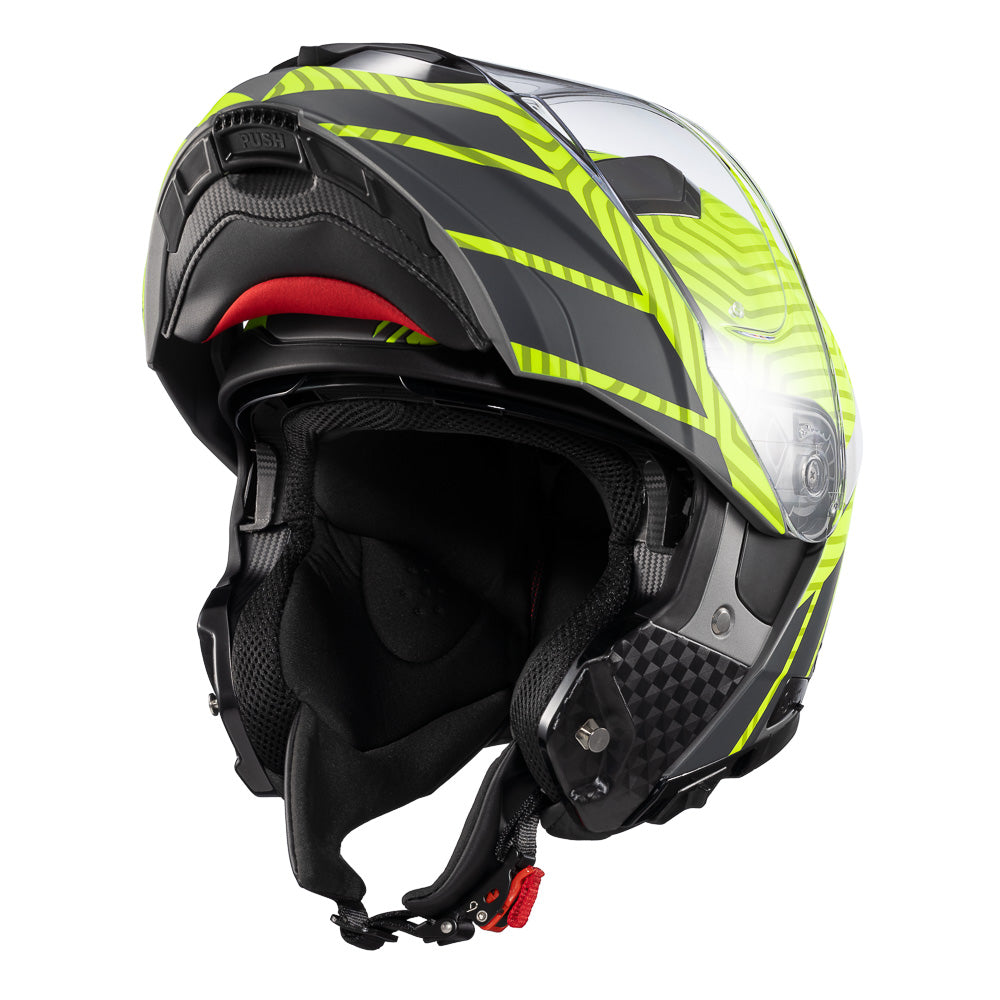 CAPACETE TEXX ESCAM KRATOS CYBER CINZ VERD FOSC 60