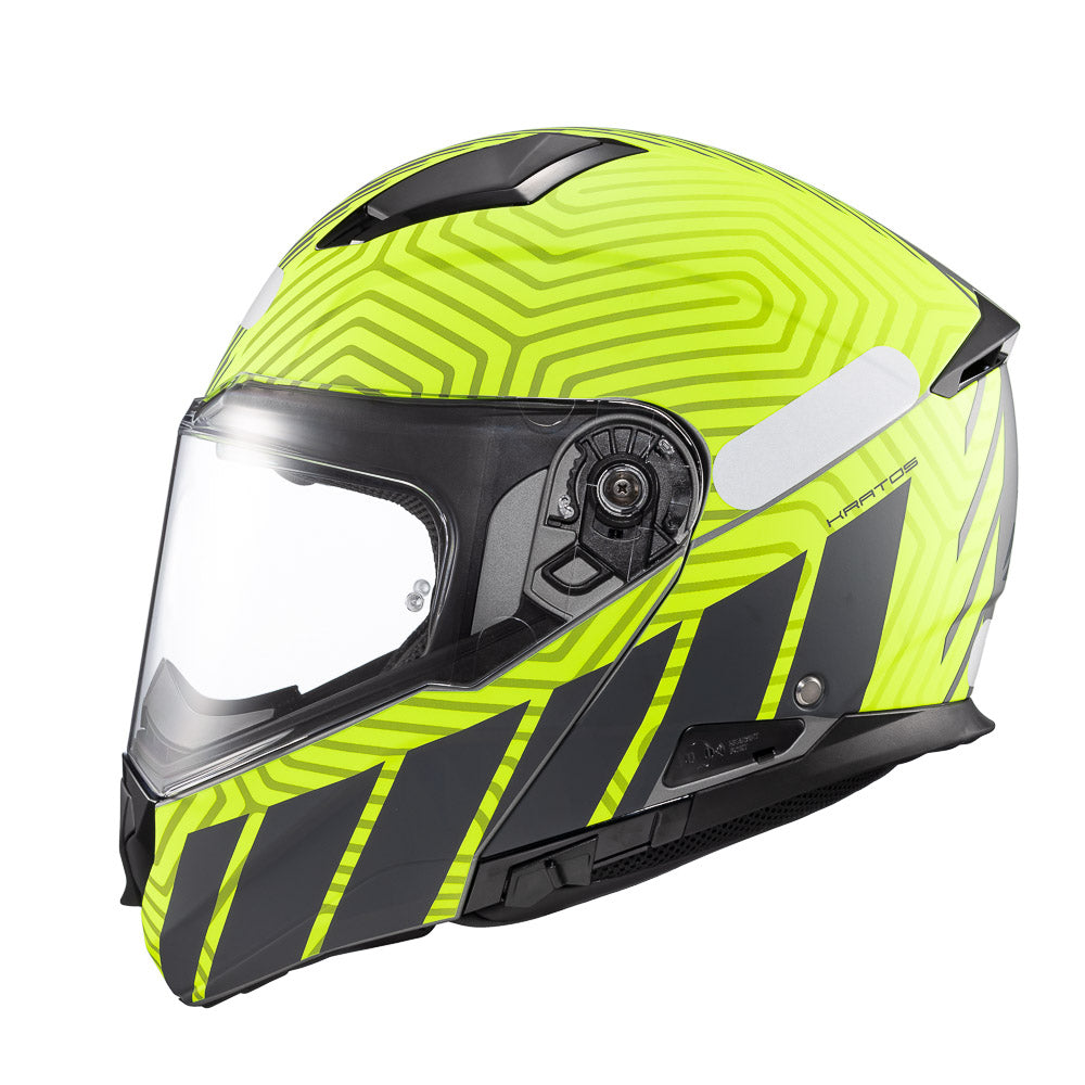 CAPACETE TEXX ESCAM KRATOS CYBER CINZ VERD FOSC 61