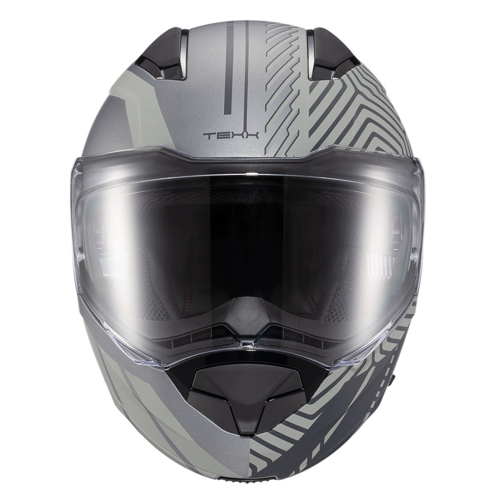 CAPACETE TEXX ESCAM KRATOS CYBER CINZ FOSC 58