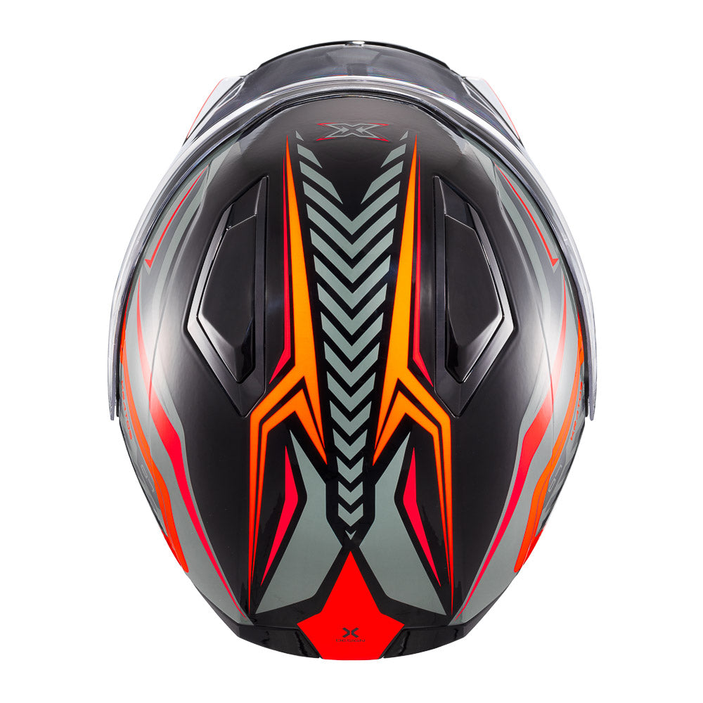 CAPACETE TEXX ESCAM KRATOS NOMADE PRET LARAN CINZ BRIL 58