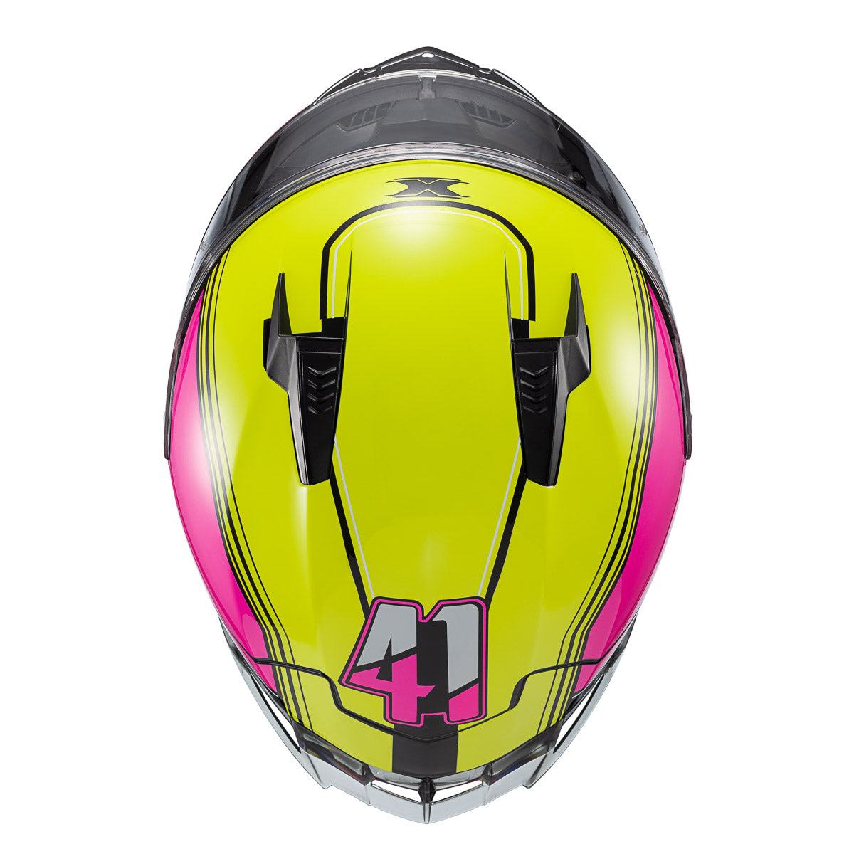CAPACETE TEXX FECHA RAPTOR HORNET VERD ROS BRANC BRIL 58
