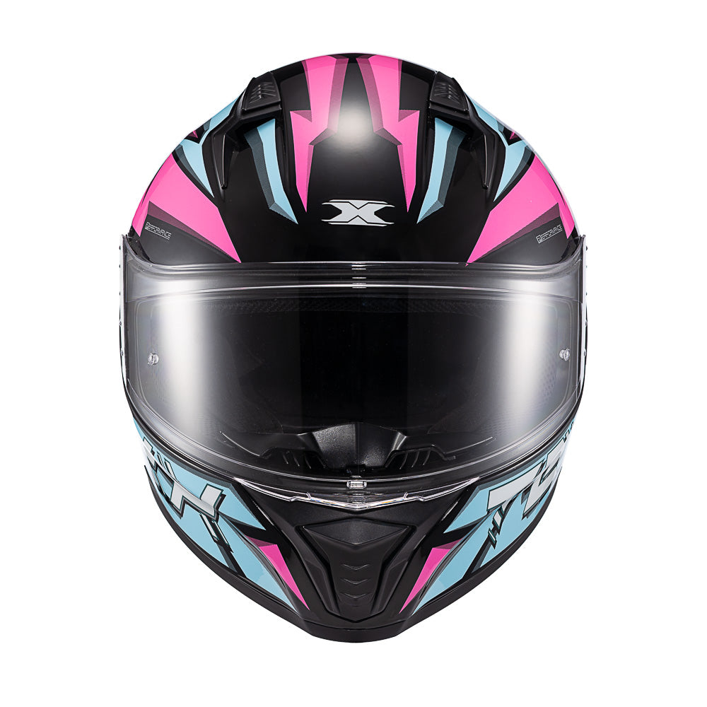 CAPACETE TEXX FECHA RAPTOR GENESIS AZU ROS BRANC BRIL 58