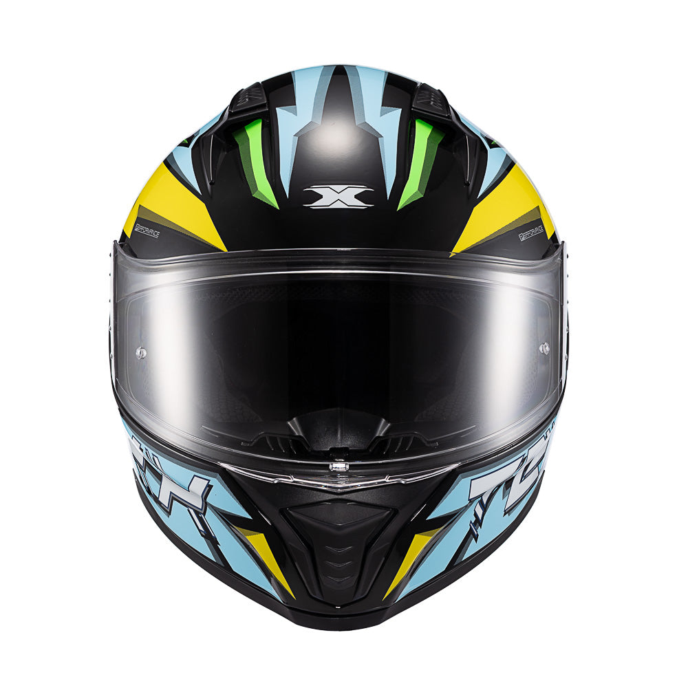 CAPACETE TEXX FECHA RAPTOR GENESIS AZU AMARE BRANC BRIL 56