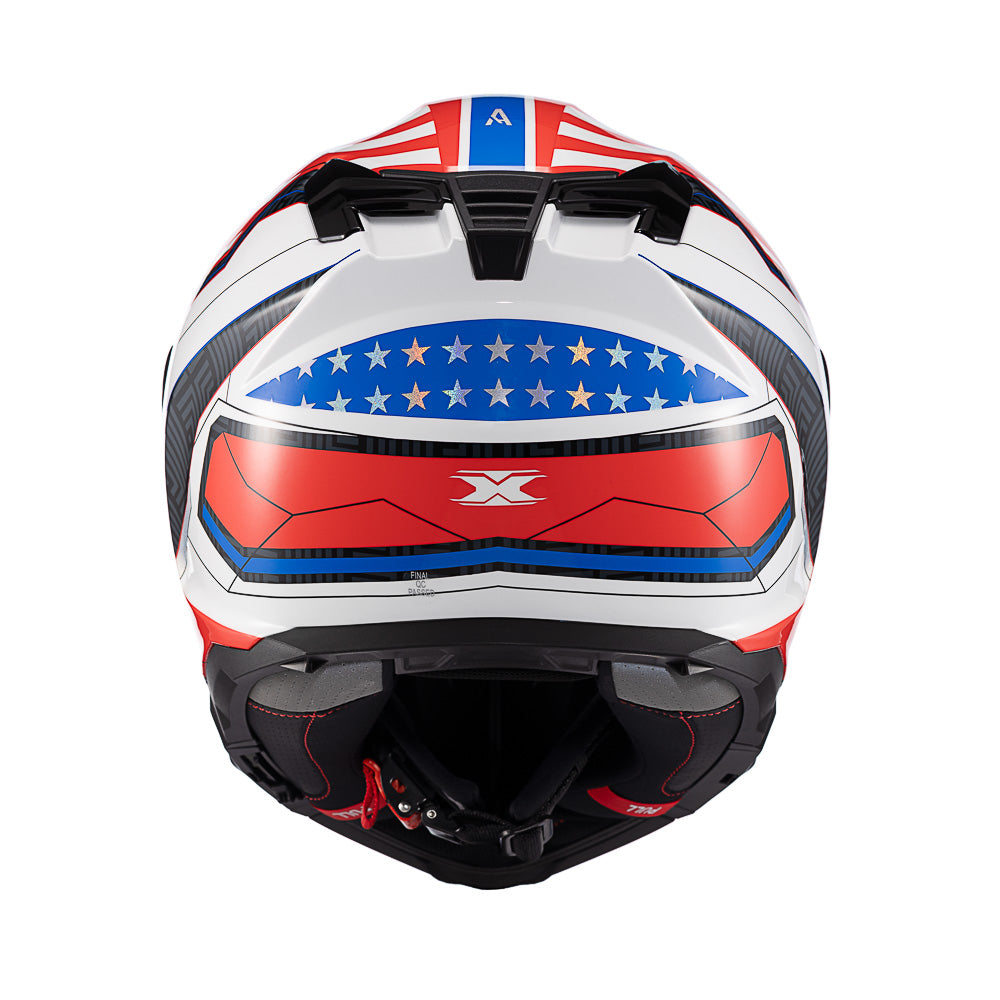 CAPACETE TEXX FECHA KAIMAN FLAG USA  BRIL 60