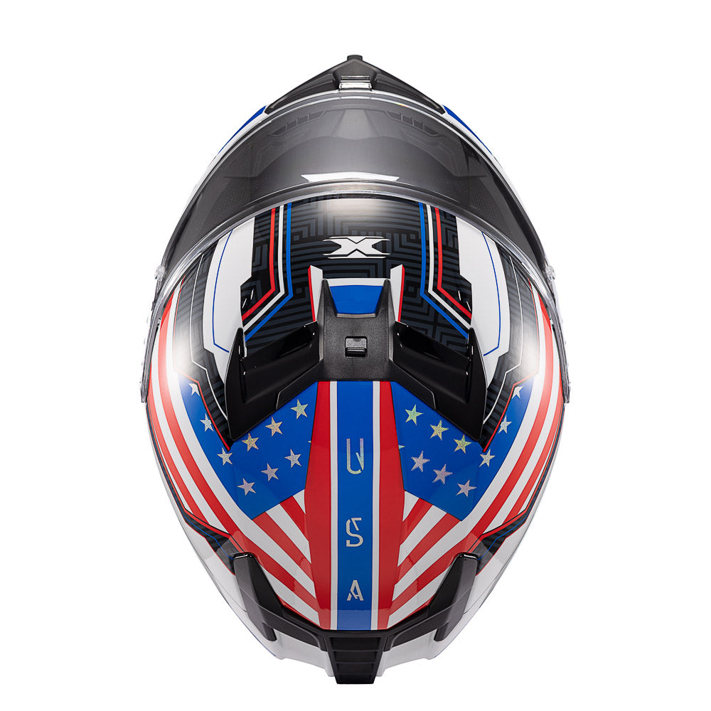 CAPACETE TEXX FECHA KAIMAN FLAG USA  BRIL 64