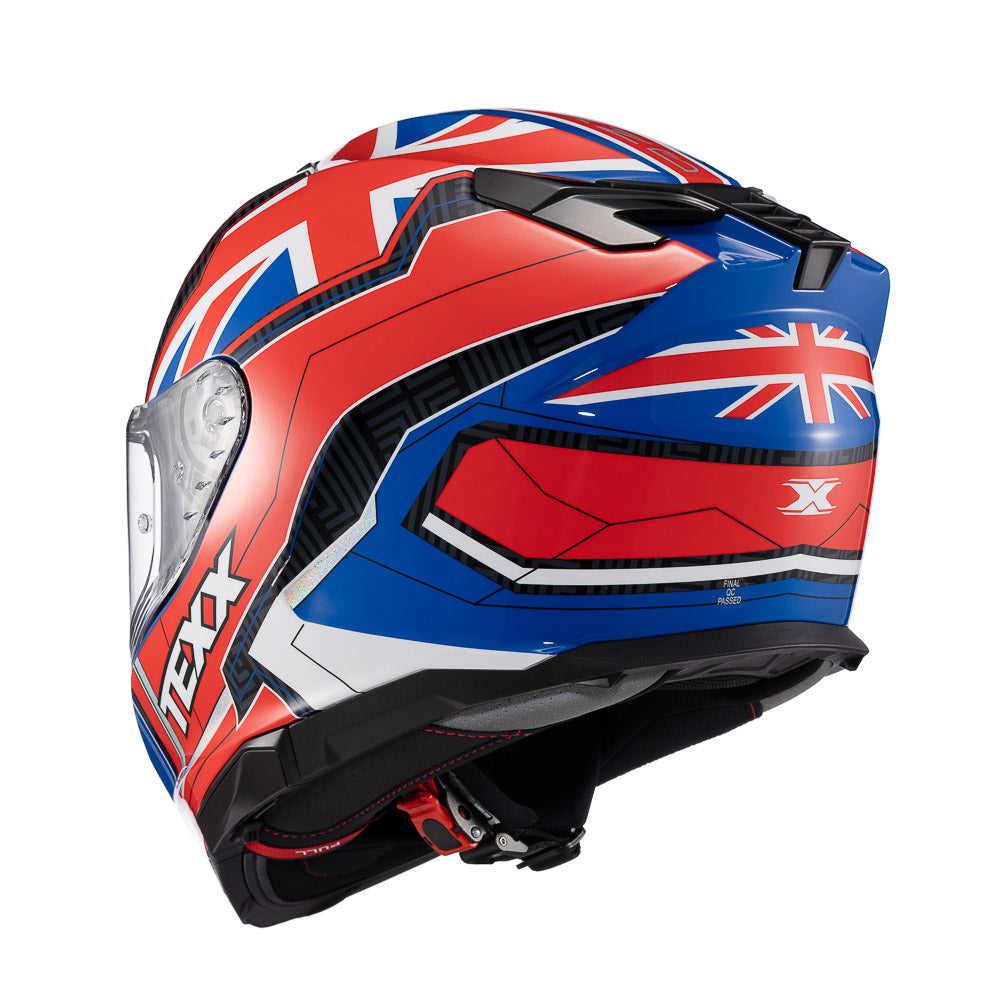 CAPACETE TEXX FECHA KAIMAN FLAG UK  BRIL 60