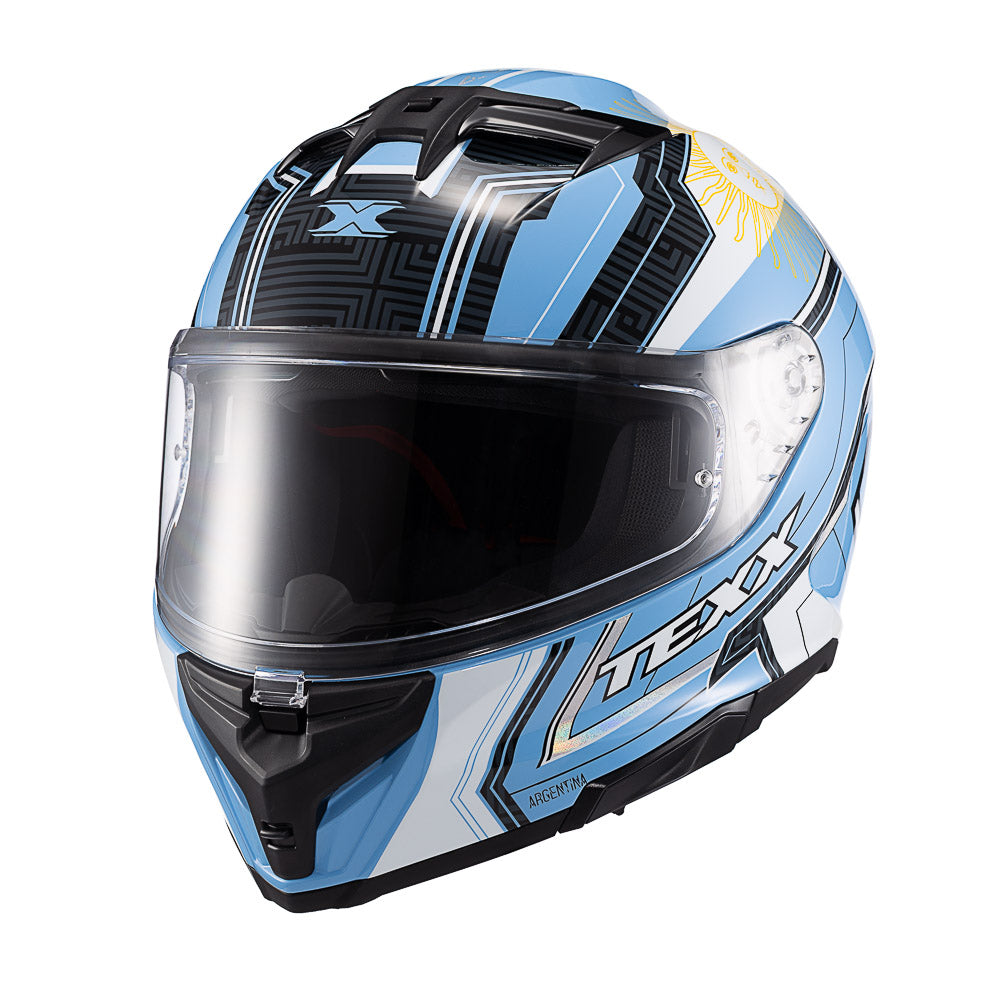 CAPACETE TEXX FECHA KAIMAN FLAG ARGENTINA  BRIL 58