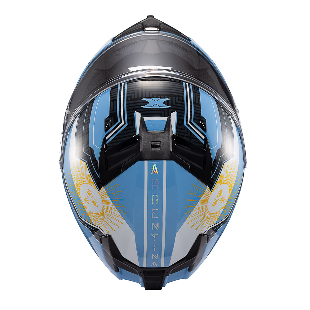 CAPACETE TEXX FECHA KAIMAN FLAG ARGENTINA  BRIL 64