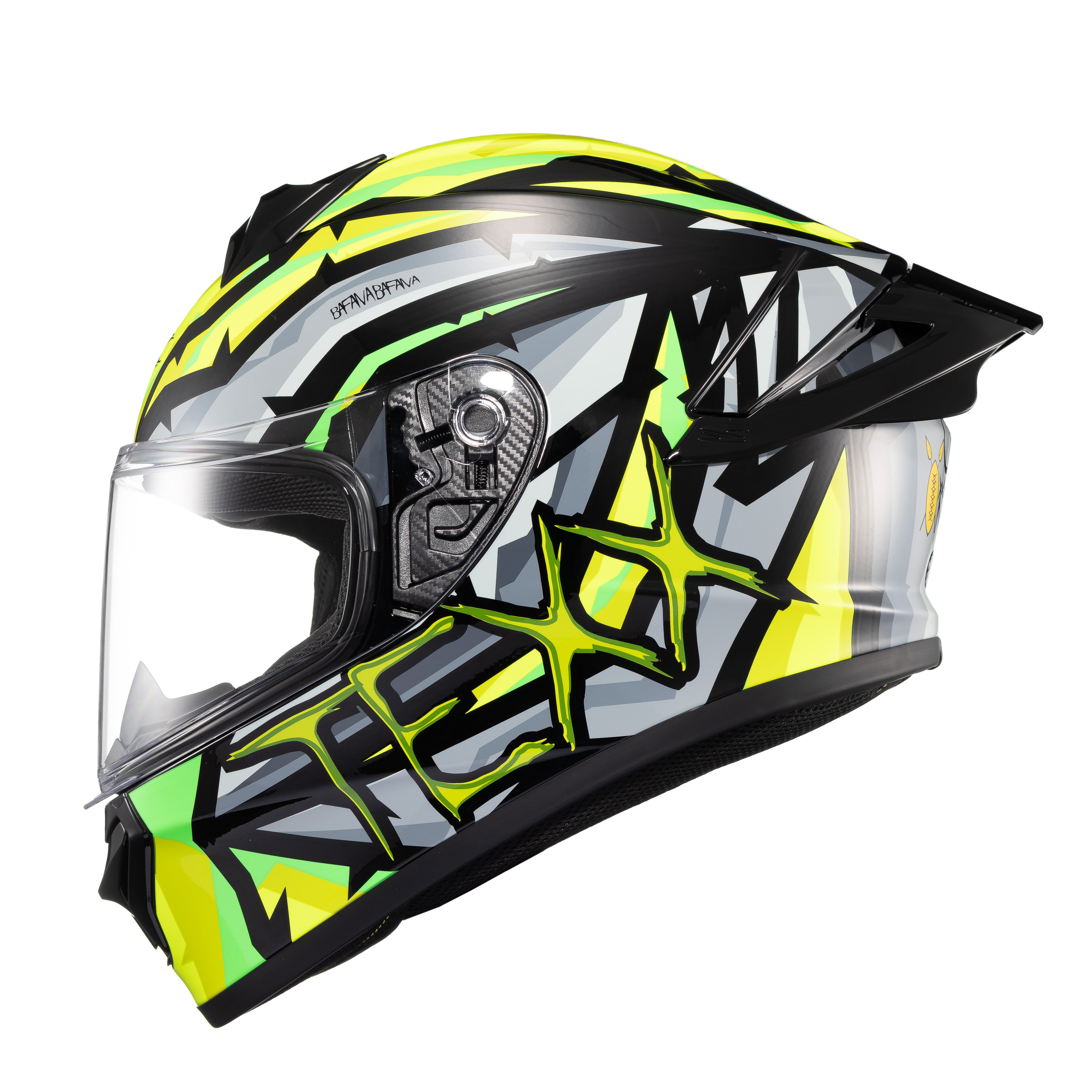 CAPACETE TEXX FECHADO SPIHE MAASAI CINZA VERDE 60