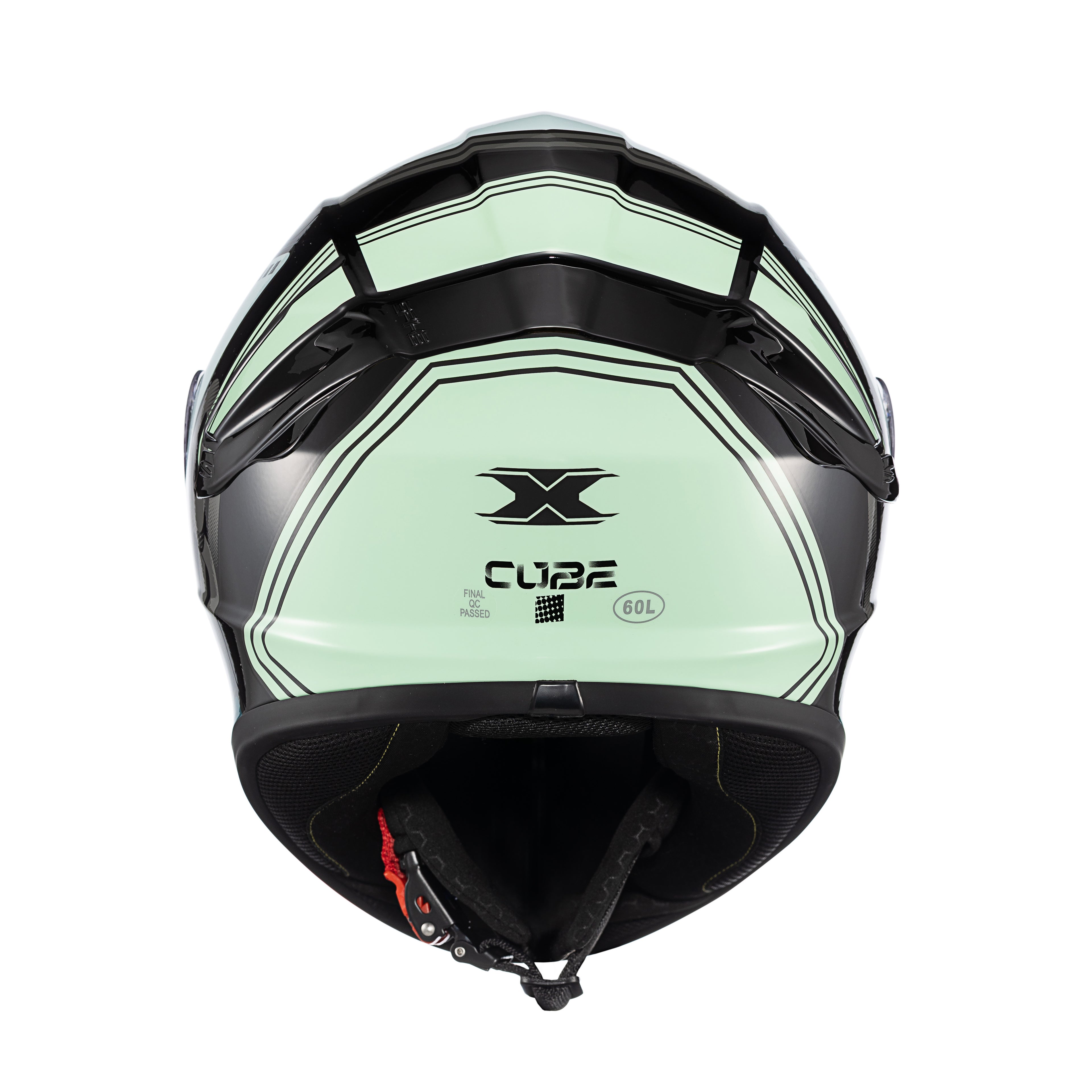 CAPACETE TEXX FECHADO SPIHE CUBE AZUL VERDE 62