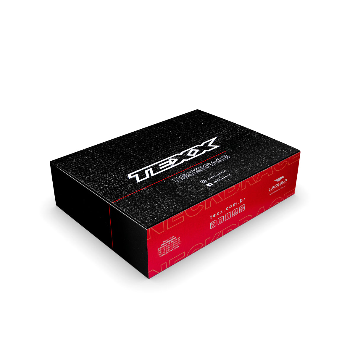 PROTETOR DE PESCOCO TEXX - NECK-BRACE - PRETO