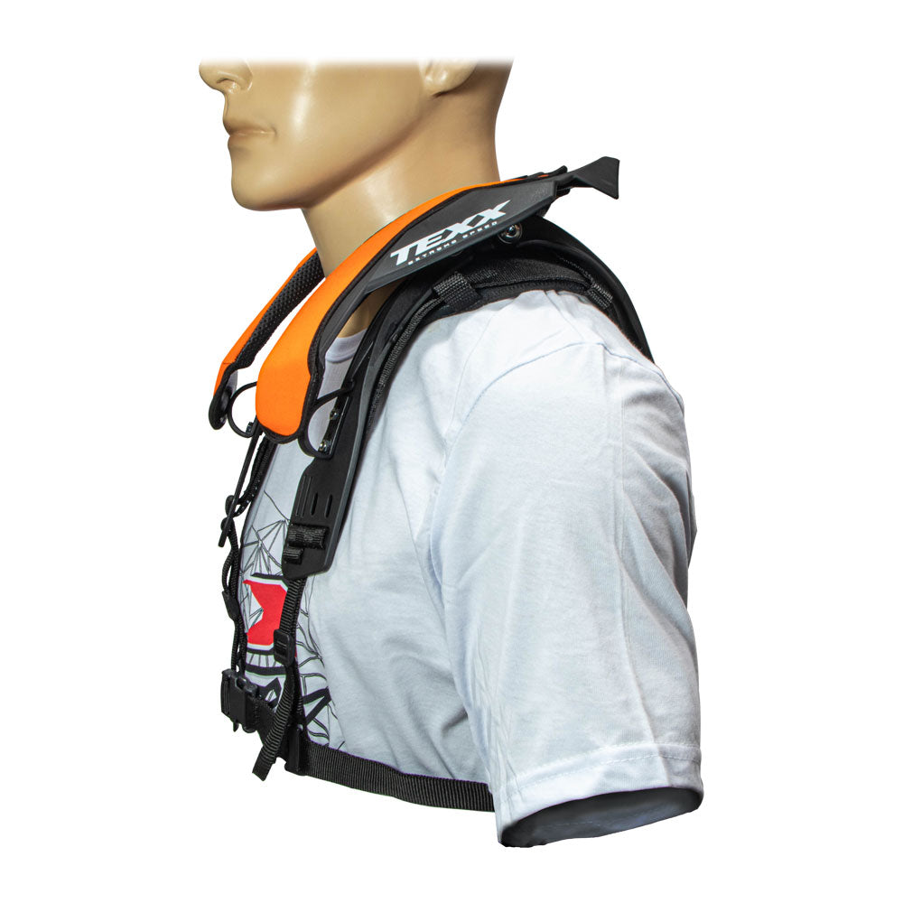 PROTETOR DE PESCOCO TEXX - NECK-BRACE - LARANJA