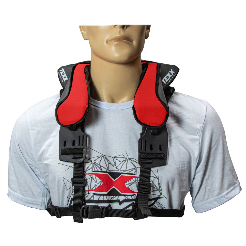 PROTETOR DE PESCOCO TEXX - NECK-BRACE - VERMELHO