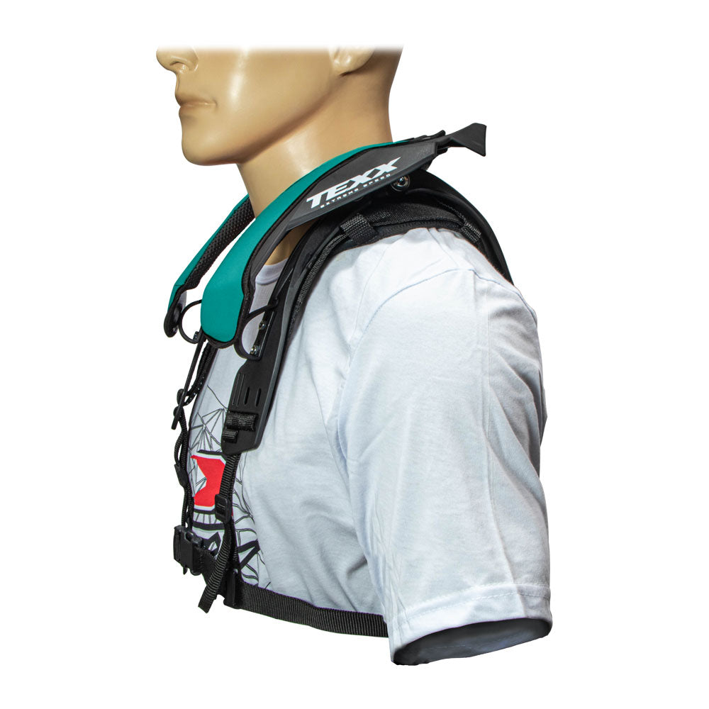 PROTETOR DE PESCOCO TEXX - NECK-BRACE - VERDE