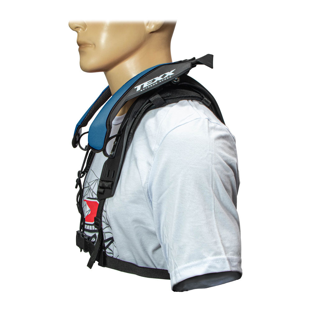 PROTETOR DE PESCOCO TEXX - NECK-BRACE - AZUL